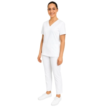 Uniform medyczny CLINIC biały roz. L